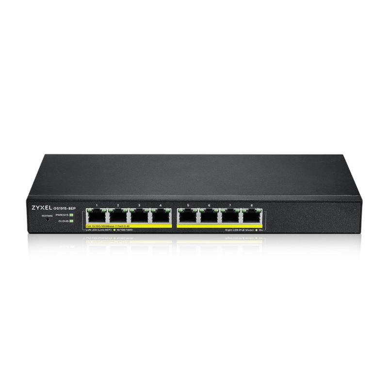 Коммутатор ZyXEL GS1915-8EP-EU0101F