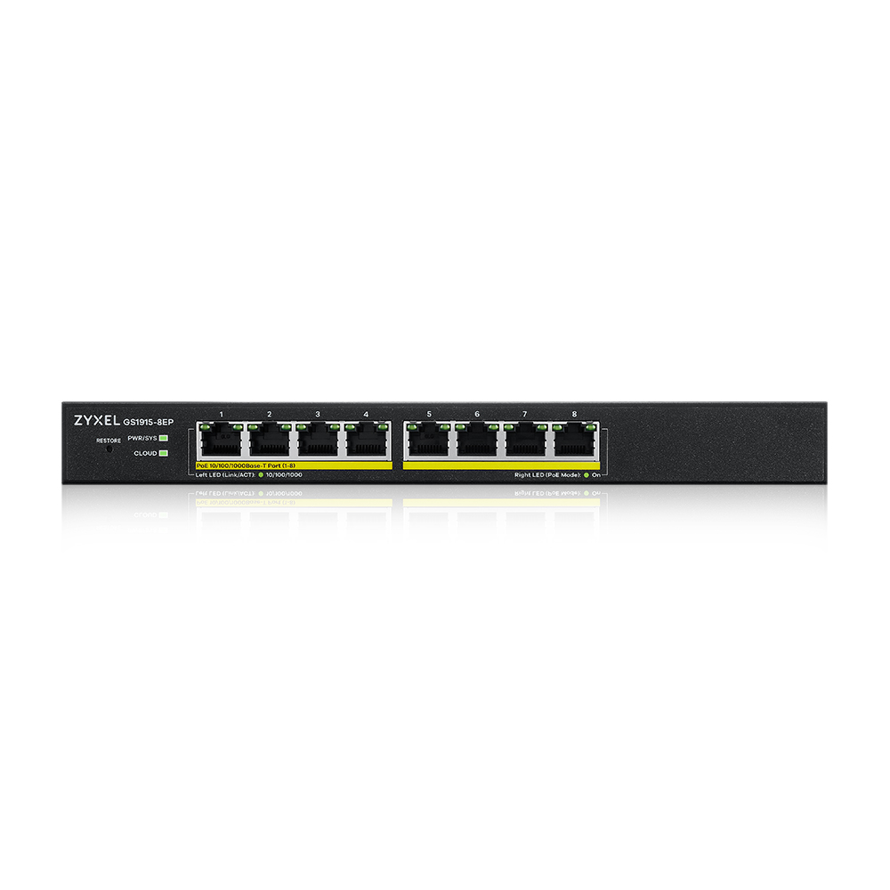 Коммутатор ZyXEL GS1915-8EP-EU0101F