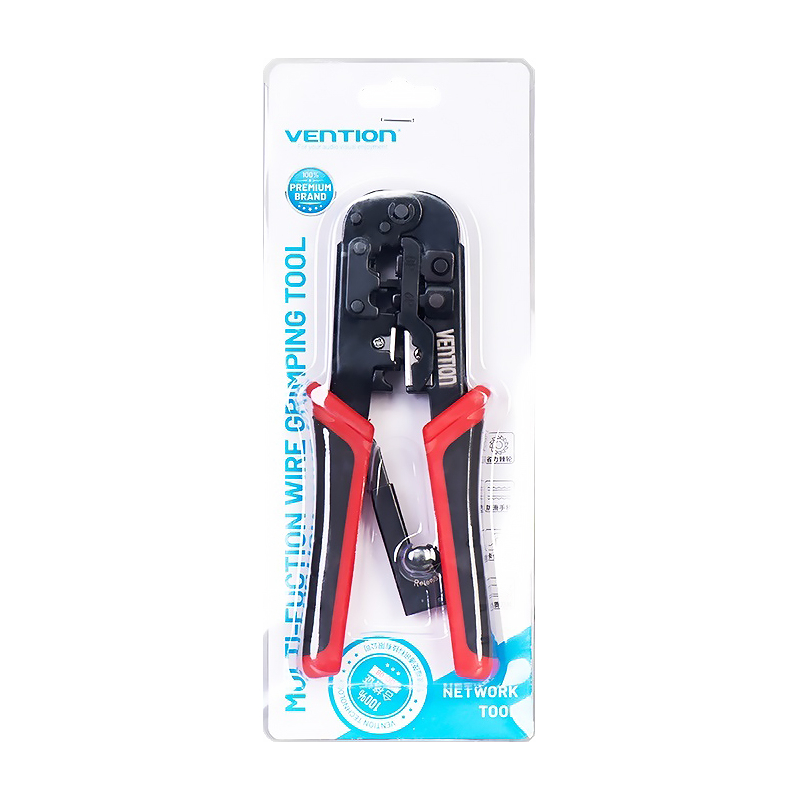 Обжимной инструмент Vention для витой пары с фиксатором RJ45/RJ12/RJ14/RJ11 (8p8c,6p6c,6p4c,6p2c) (KEAB0)