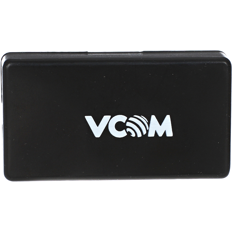 VCOM NM211 Соединительный бокс для витой пары UTP cat. 5e, 6 T568A/B, IDC: krone, черный [4895182238916]