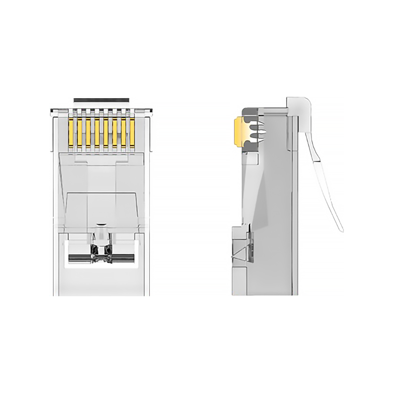 Коннектор Vention RJ45 (8p8c), UTP, cat. 6A, под витую пару (10шт.) (IDGR0-10)