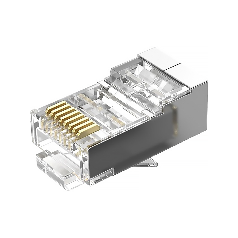 Коннектор Vention RJ45 (8p8c), FTP, cat. 6, под витую пару, экранированный (10шт.) (IDCR0-10)
