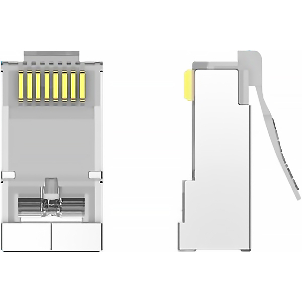 Коннектор Vention RJ45 (8p8c), FTP, cat. 6A, под витую пару, экранированный (10шт.) (IDFR0-10)