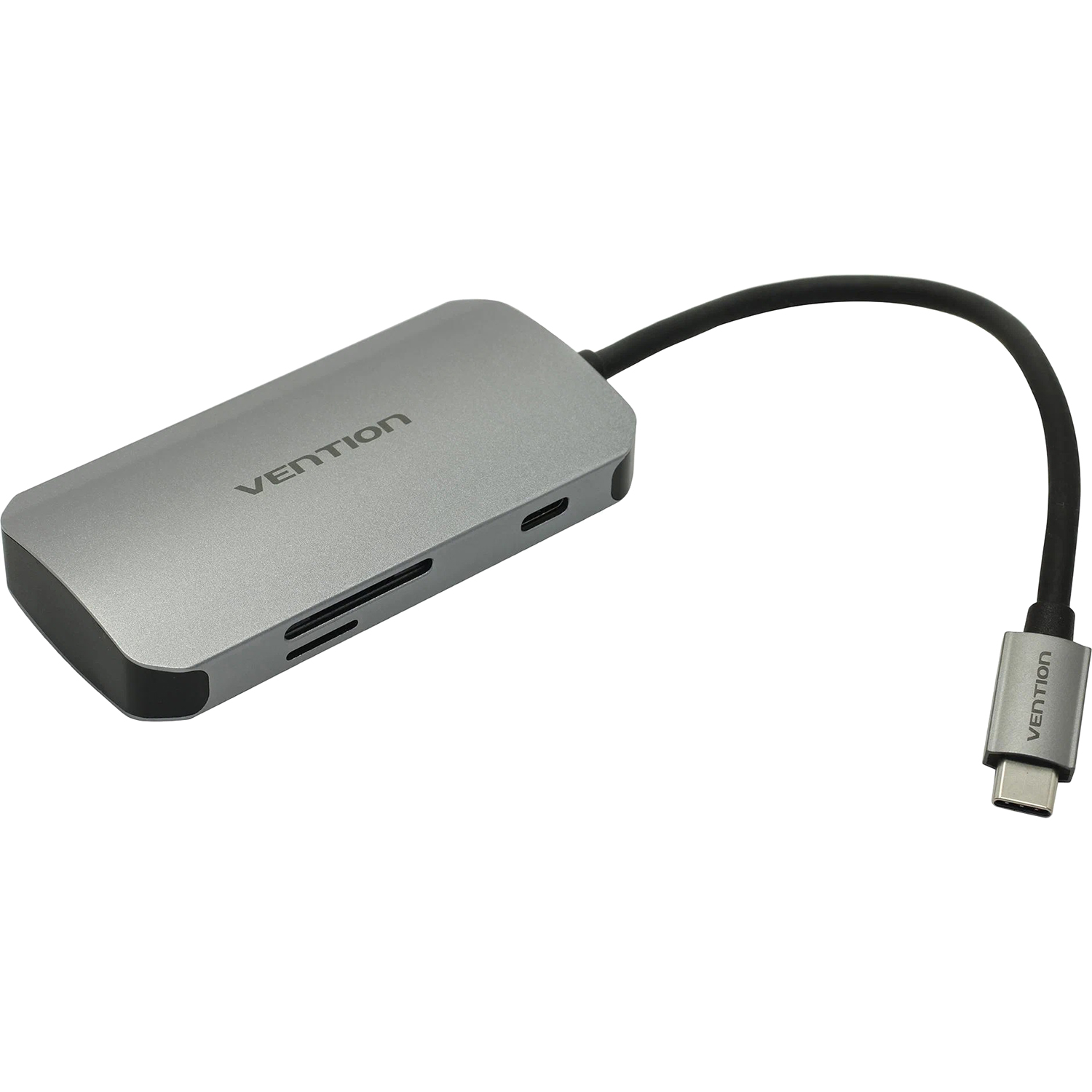 Мультифункциональный хаб Vention USB 3.1 M/USB 3.0 F x 3/USB Type C F/TF F/SD F (TNHHB)