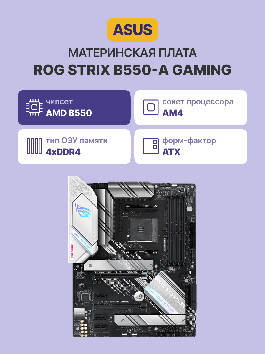 ASUS ROG STRIX B550-A GAMING (90MB15J0-M0EAY0)