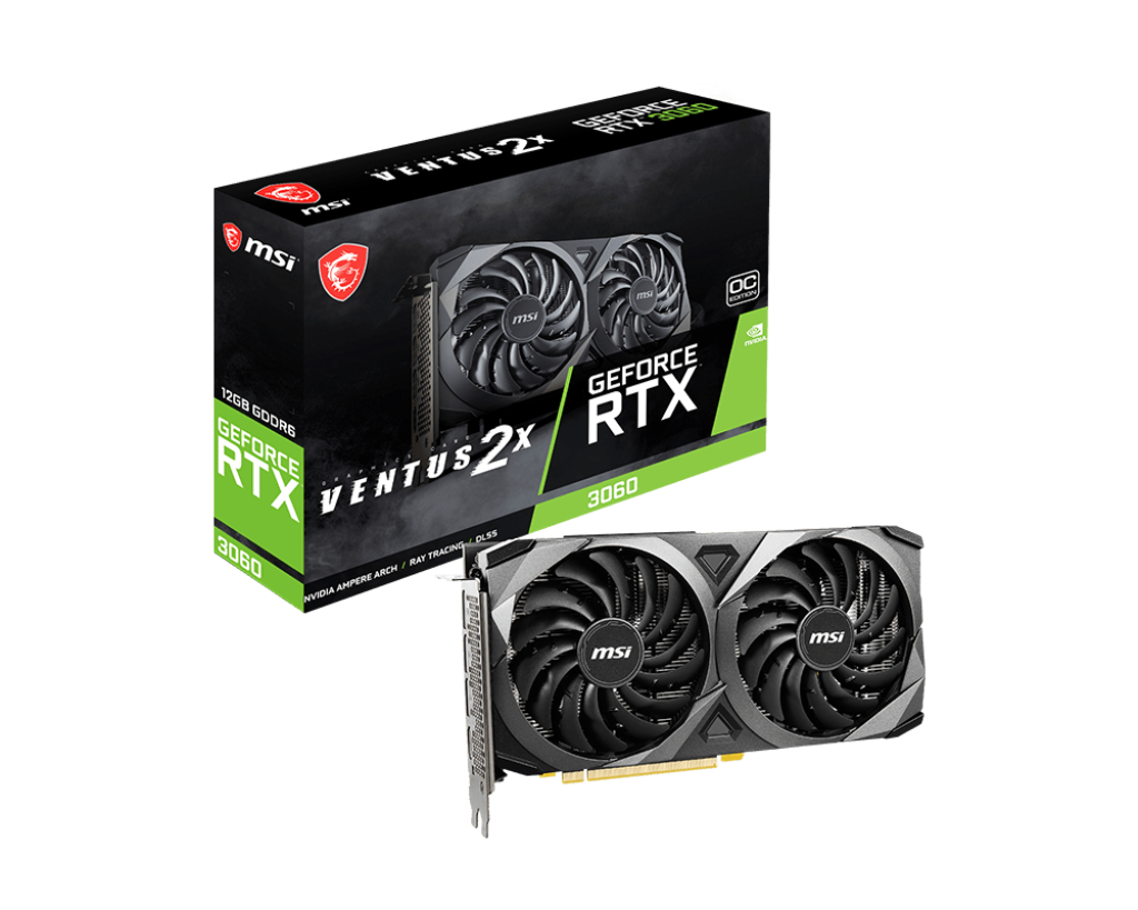 MSI NVIDIA GeForce RTX 3060 VENTUS 2X (GeForce RTX 3060 VENTUS 2X 12G)