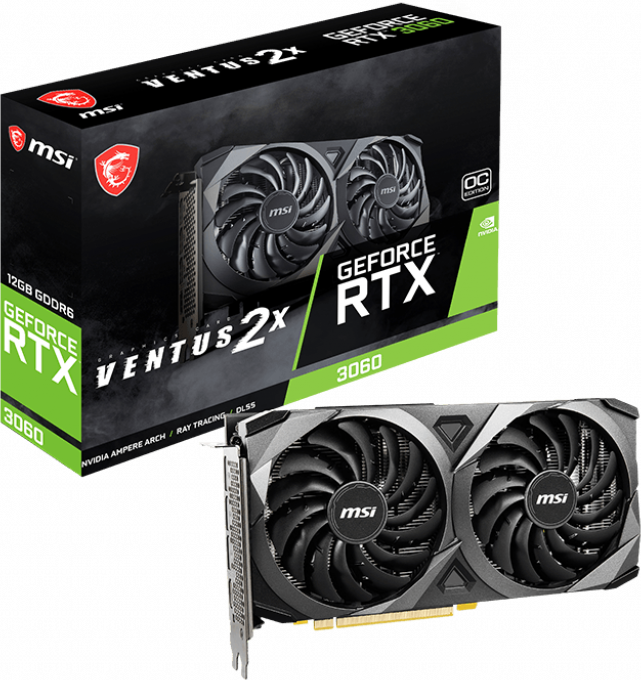 MSI RTX 3060 VENTUS 2X 12G OC