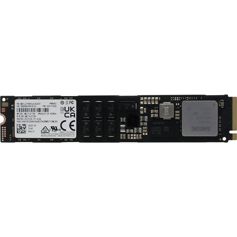 Samsung SSD PM9A3, 1920GB (MZ1L21T9HCLS-00A07) Samsung Electronics