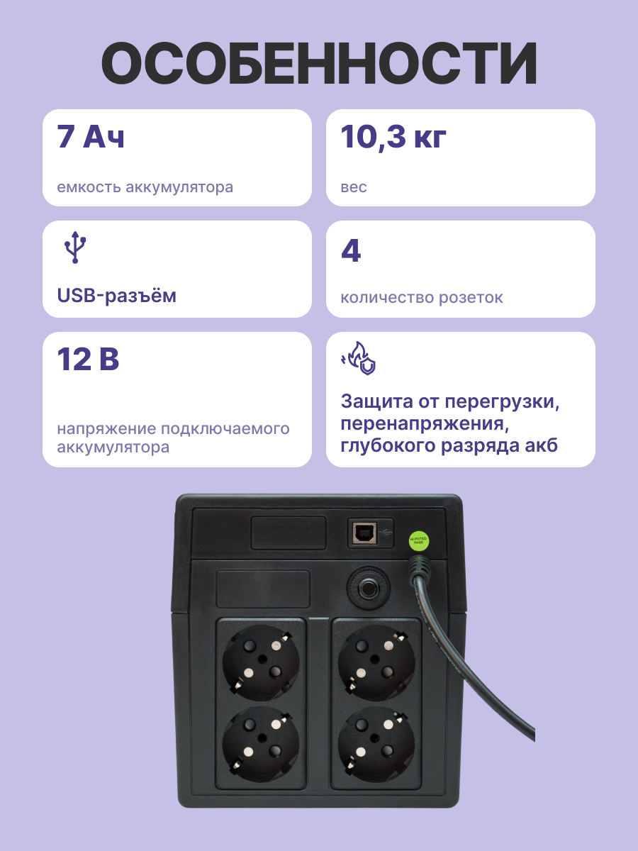 POWERMAN Back Pro 1050 Plus