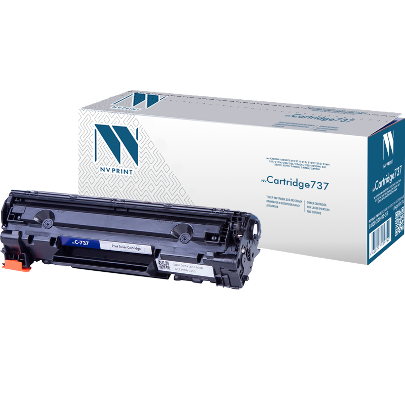 NVPrint Cartridge 737 Картридж для Canon i-SENSYS MF210/210w//MF211/211w/MF211n/ 212/212w/216/216d/216n/216w/217/217W/220/226/226dn/226d//229/229dw/229w, 2400 к.