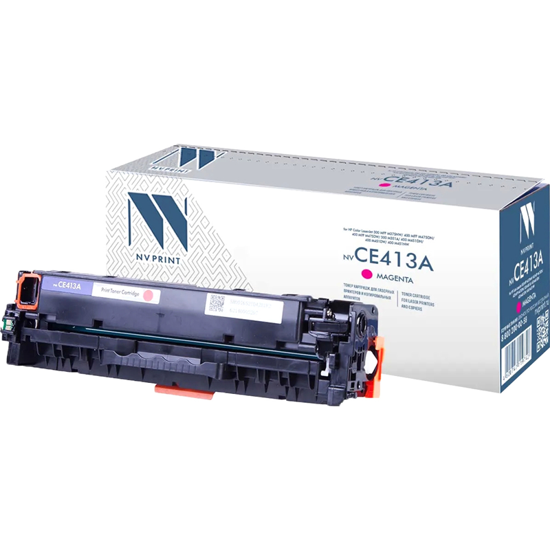 NVPrint CE413A Картридж для HP CLJ Color M351/M451/MFP M375/MFP M475 (2600 к) Magenta