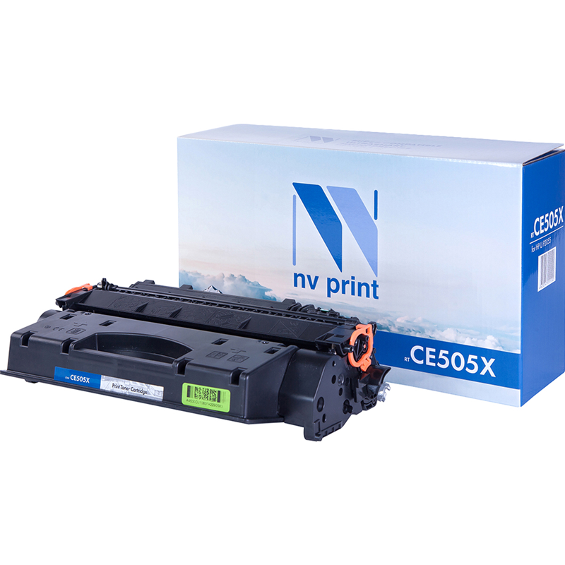 NVPrint CE505X Картридж для LaserJet P2055, черный, 6500 стр.