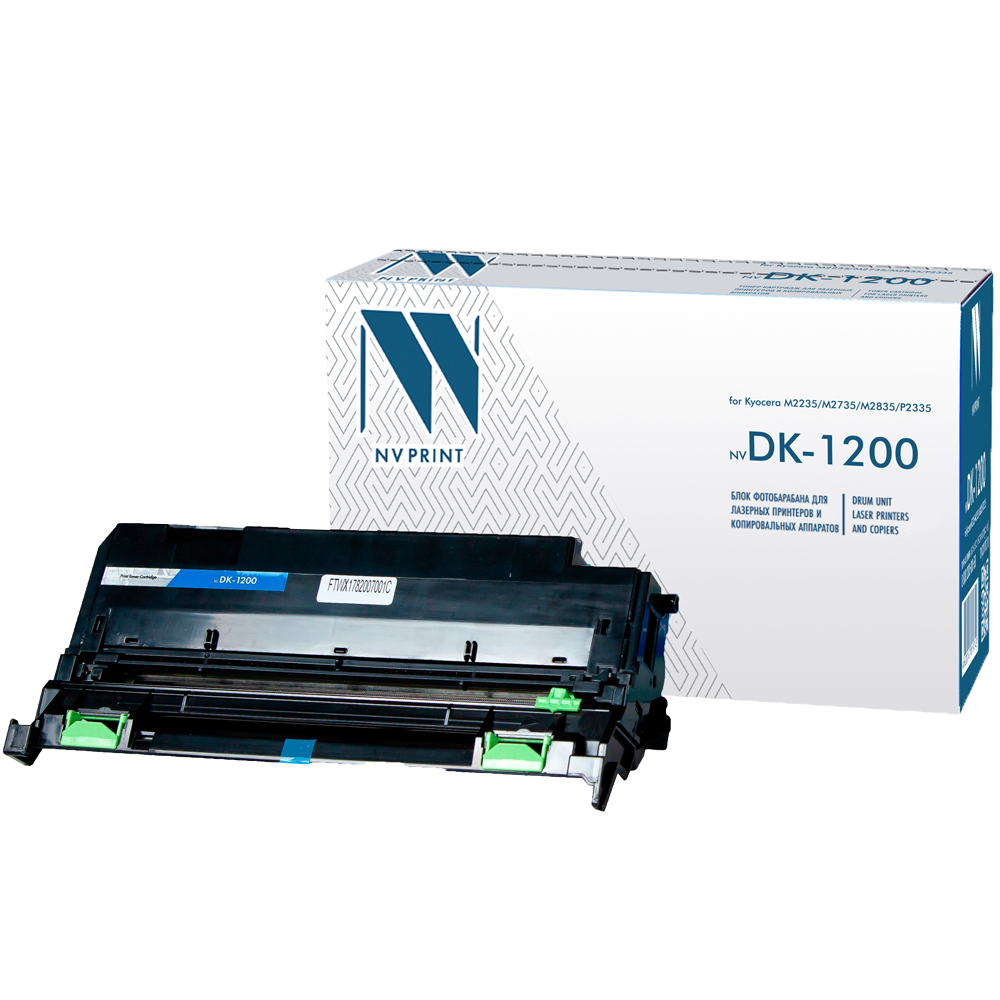 NVPrint DK-1200 блок фотобарабана для P2335d/P2335dn/P2335dw/M2235dn/M2735dn/M2835dw (100000 стр.)