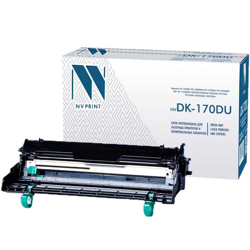 NVPrint DK-170 DU Барабан для Kyocera ECOSYS P2035d/P2035dn/FS-1320D/P2135d/FS-1320DN/FS-1370DN/P2135dn/FS-1035MFP/DP/FS-1135MFP/M2035dn/M2535dn (100000k)