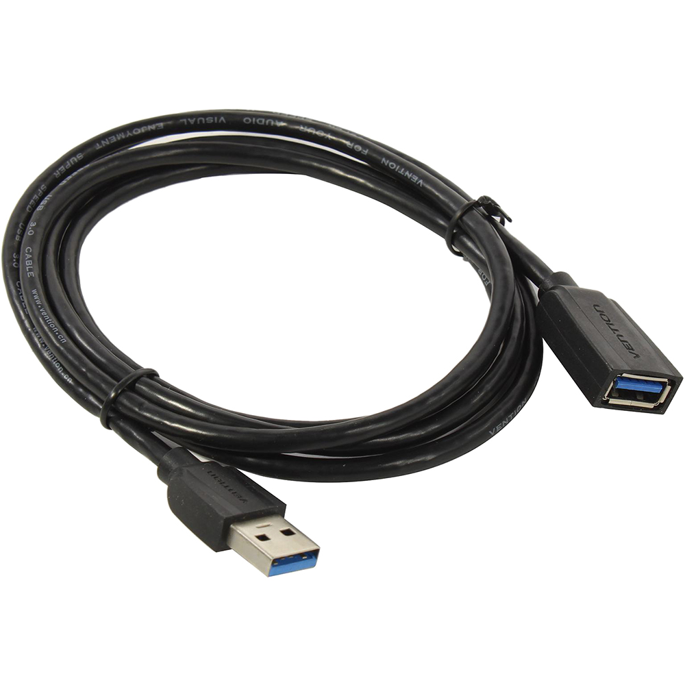 Кабель-удлинитель Vention USB 3.0 AM/AF - 1.5 м (VAS-A45-B150)