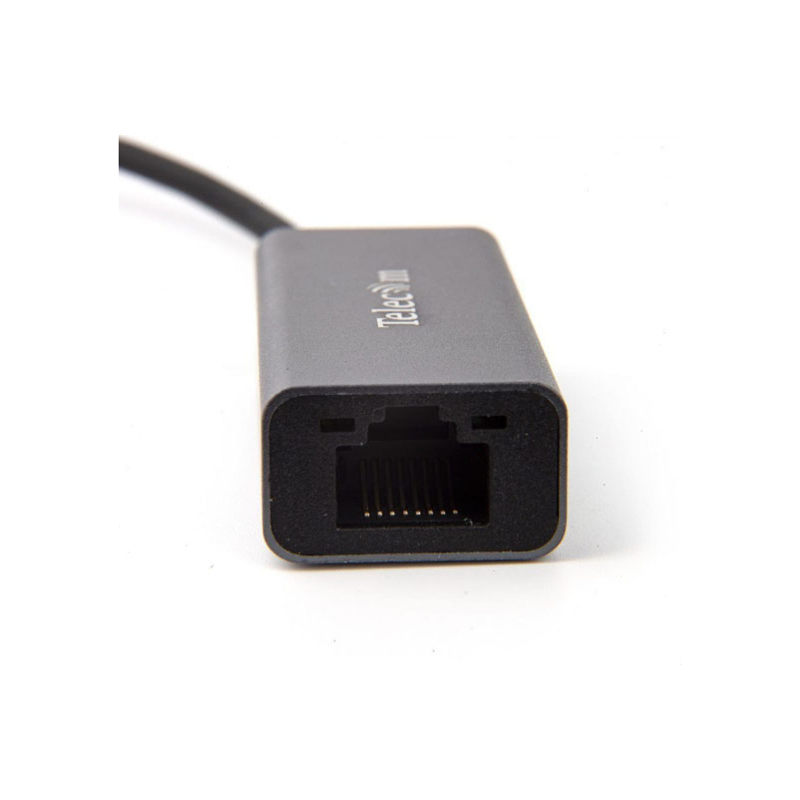 Telecom Кабель-переходник TU312M {USB 3.0 (Am) --> LAN RJ-45 Ethernet 1000 Mbps, Aluminum Shell} [6926123470428]