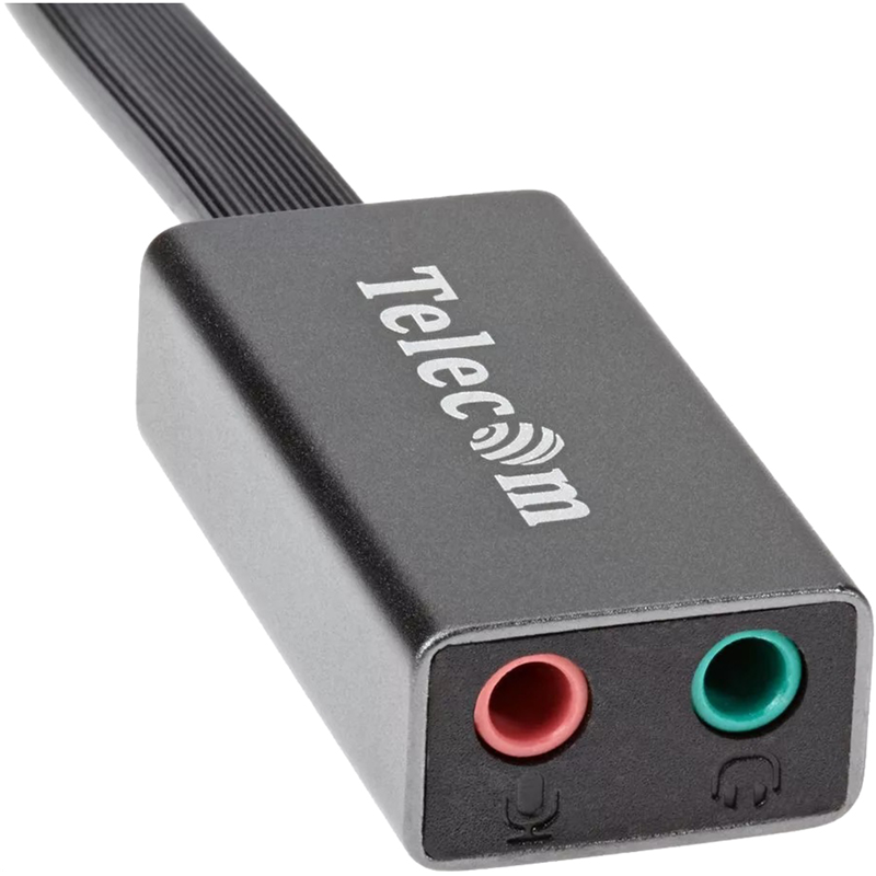 Адаптер Telecom USB 2.0 Type C M/2 x Jack 3.5 mm F (TA313U)