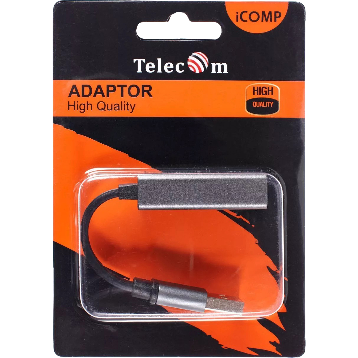 Адаптер Telecom USB 2.0 Type C M/2 x Jack 3.5 mm F (TA313U)