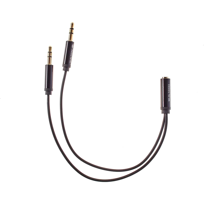 Адаптер-переходник Telecom Jack 3.5 mm F/2 x Jack 3.5 mm M (TAV205M-0.2M)
