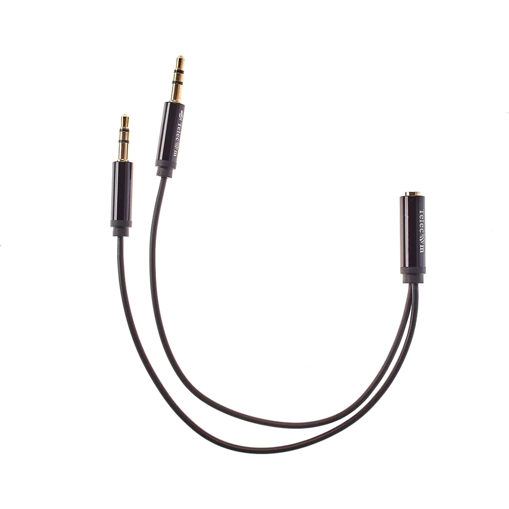 Адаптер-переходник Telecom Jack 3.5 mm F/2 x Jack 3.5 mm M (TAV205M-0.2M)