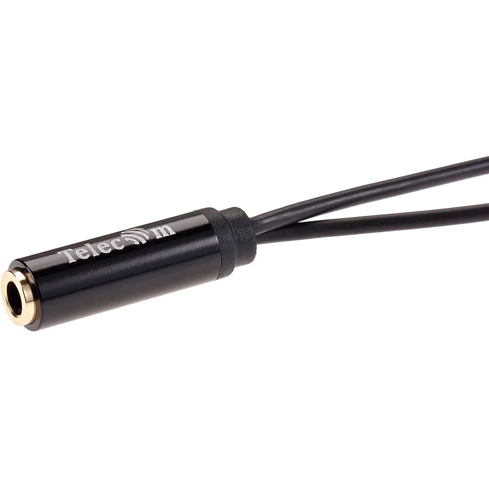 Адаптер-переходник Telecom Jack 3.5 mm F/2 x Jack 3.5 mm M (TAV205M-0.2M)