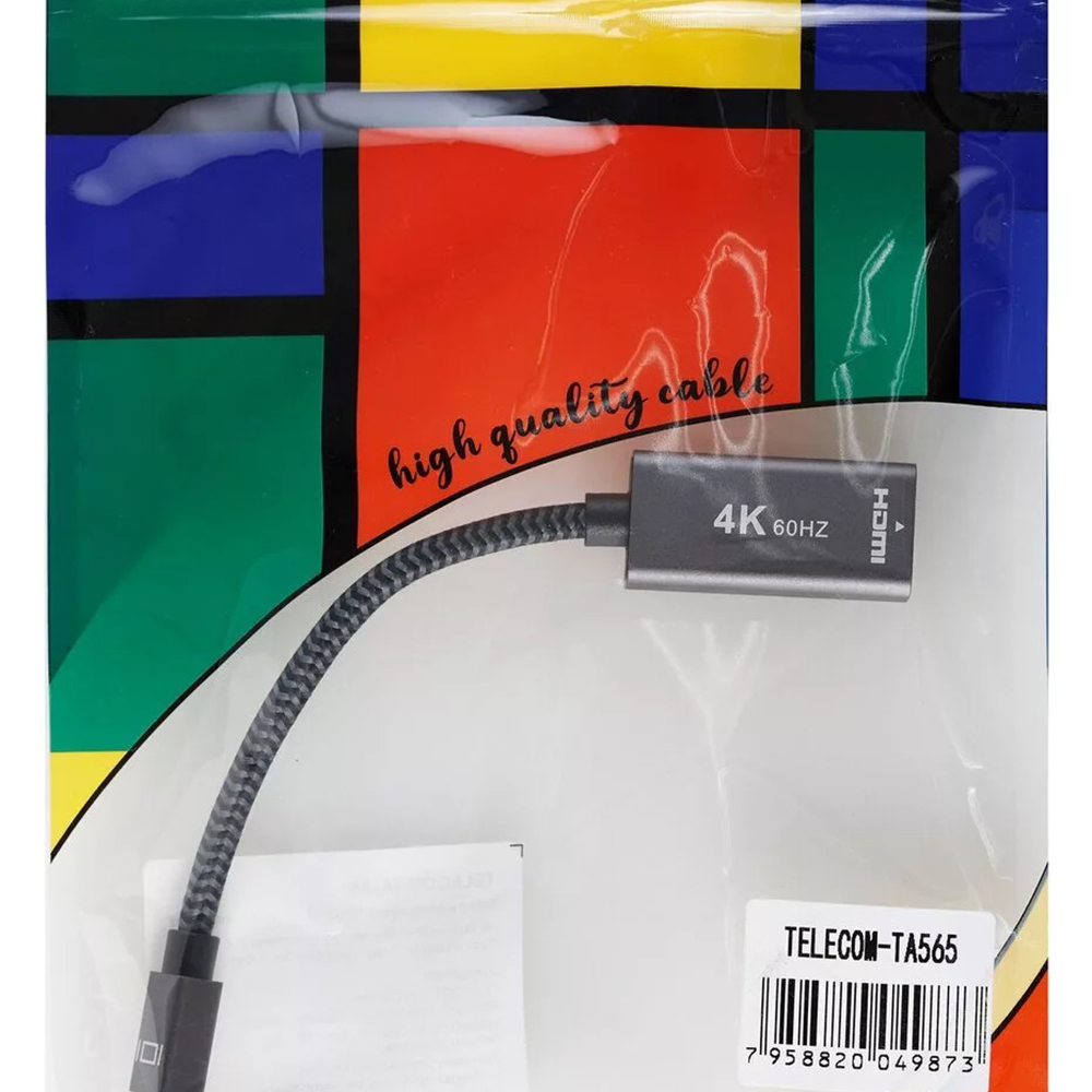 Адаптер-переходник Telecom Mini DisplayPort M/HDMI F (TA565)