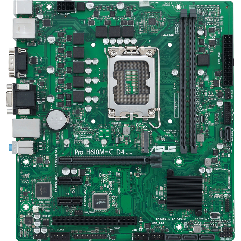 ASUS PRO H610M-C D4-CSM (90MB1A30-M0EAYC)
