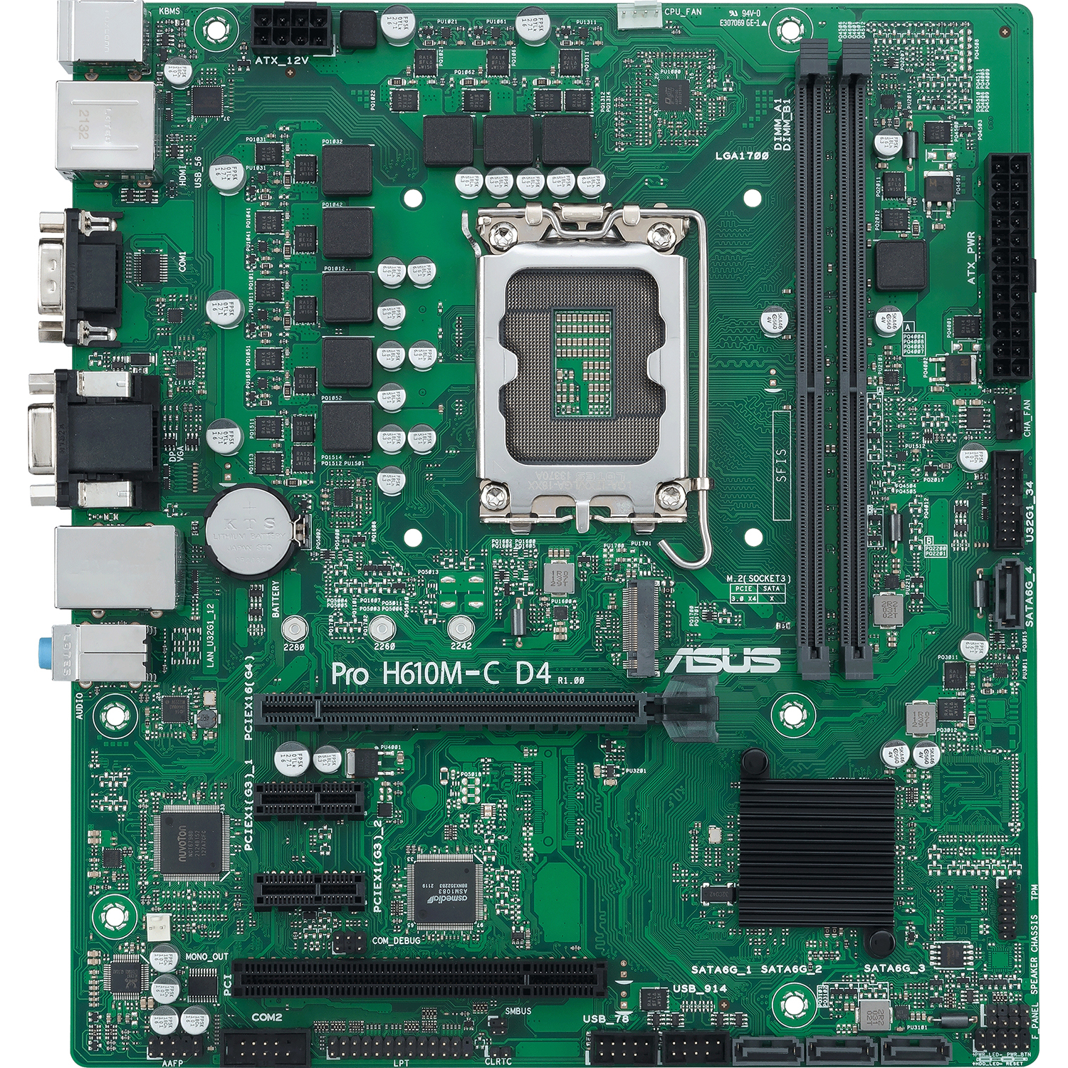 ASUS PRO H610M-C D4-CSM (90MB1A30-M0EAYC)