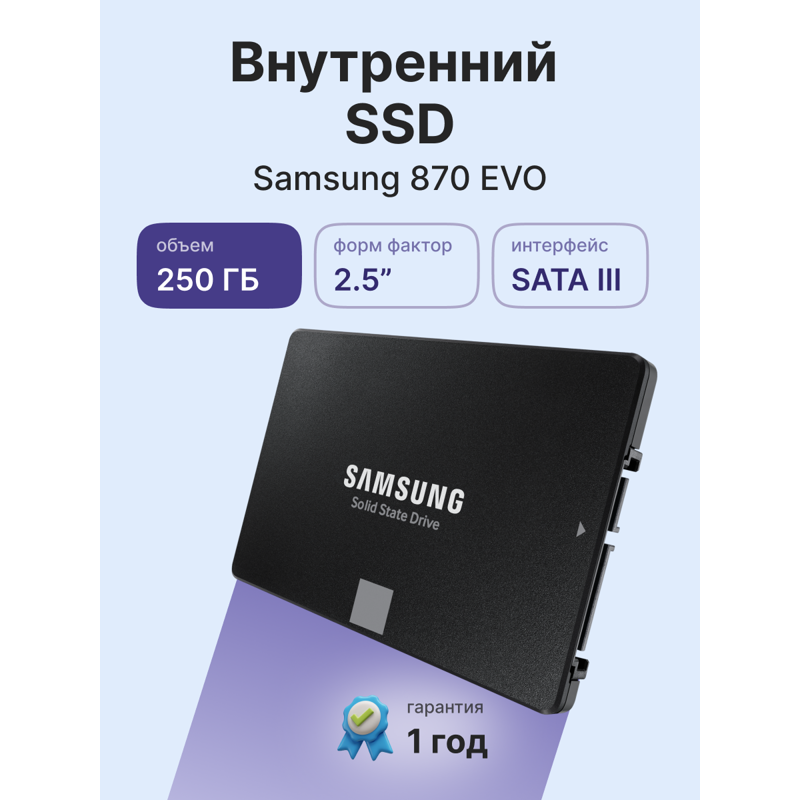 Samsung 870 EVO 250GB (MZ-77E250BW)
