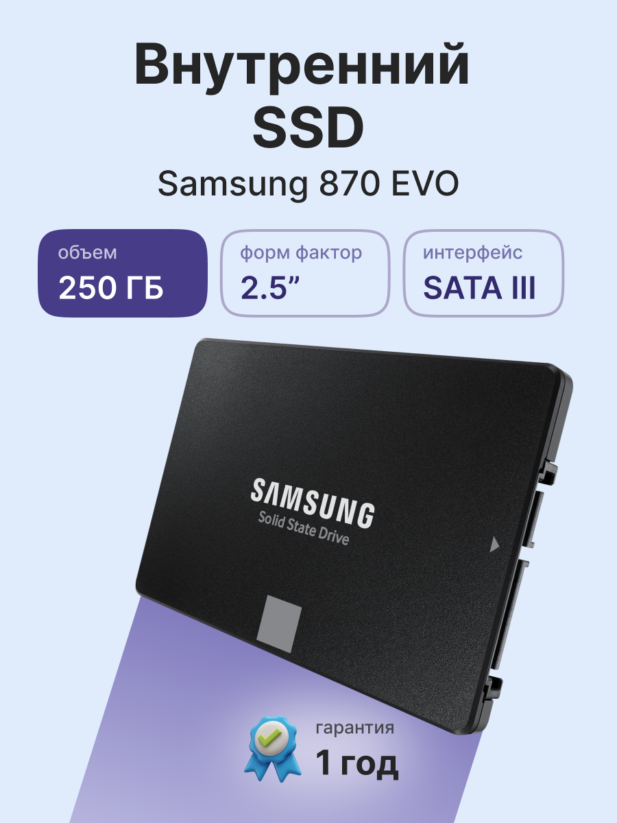 Samsung 870 EVO 250GB (MZ-77E250BW)