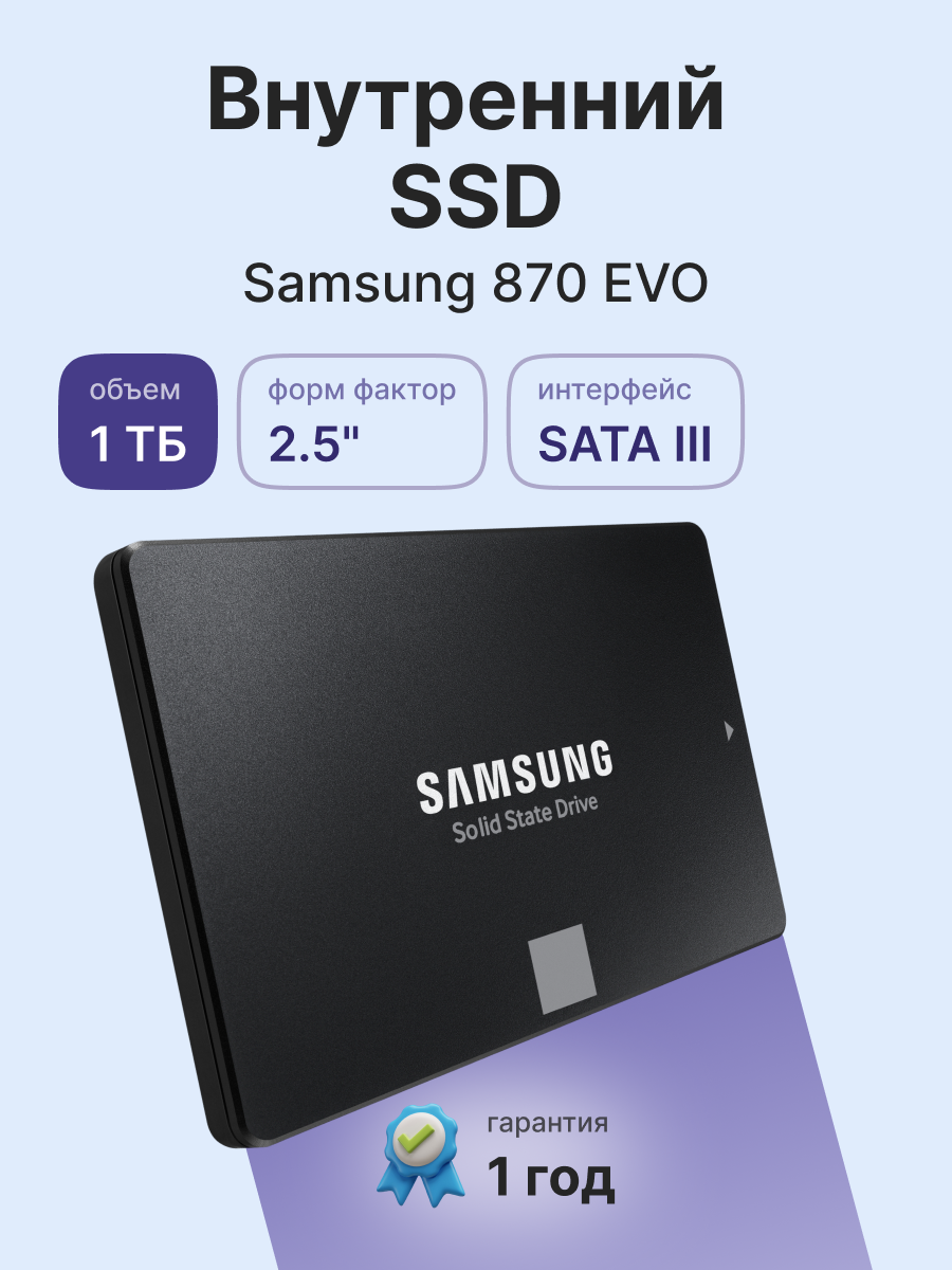 Samsung 870 EVO 1000GB (MZ-77E1T0BW)