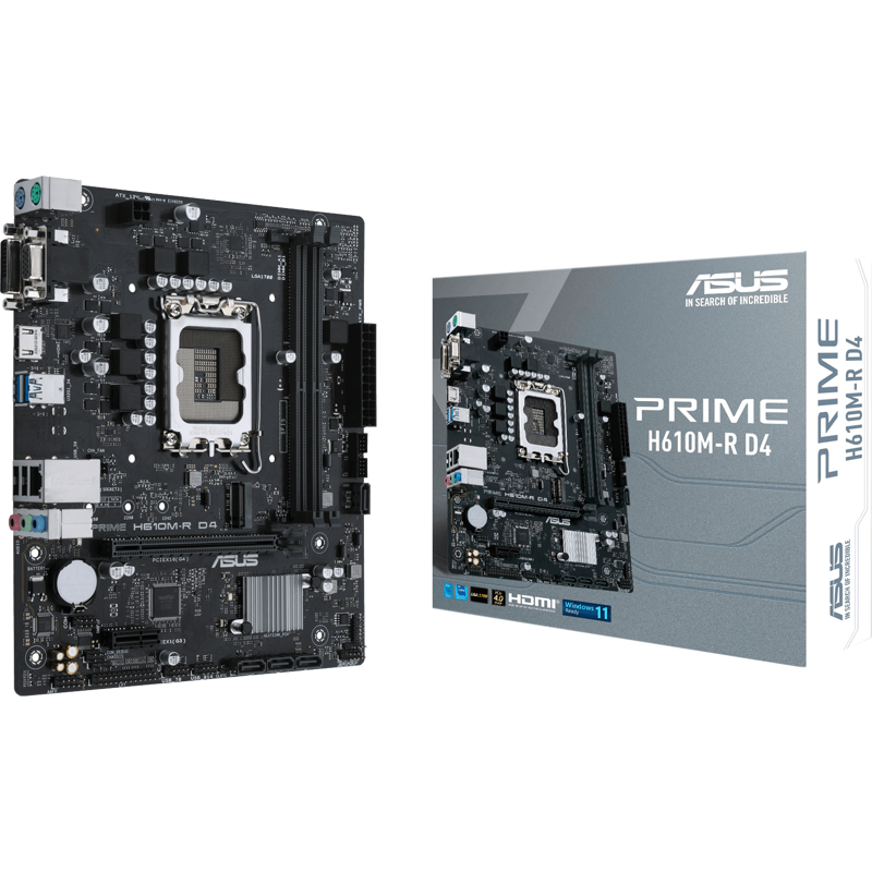 ASUS PRIME H610M-R D4-SI (90MB1B40-M0ECY0)