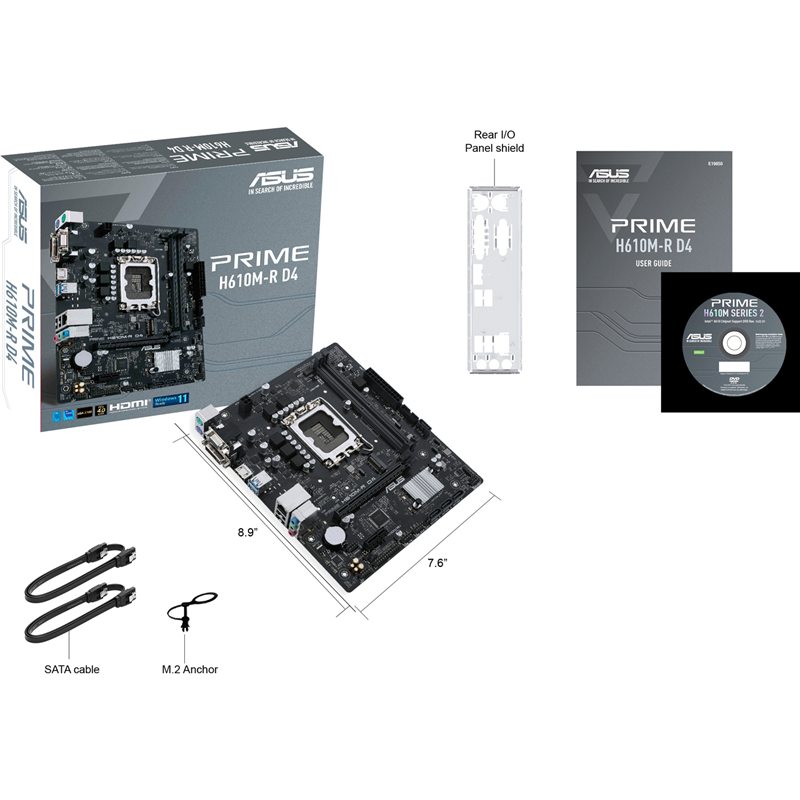 ASUS PRIME H610M-R D4-SI (90MB1B40-M0ECY0)