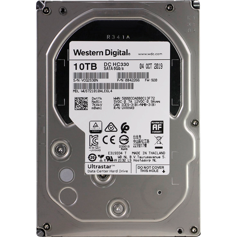Western Digital Ultrastar DC HC330 10Tb (WUS721010ALE6L4) Seagate