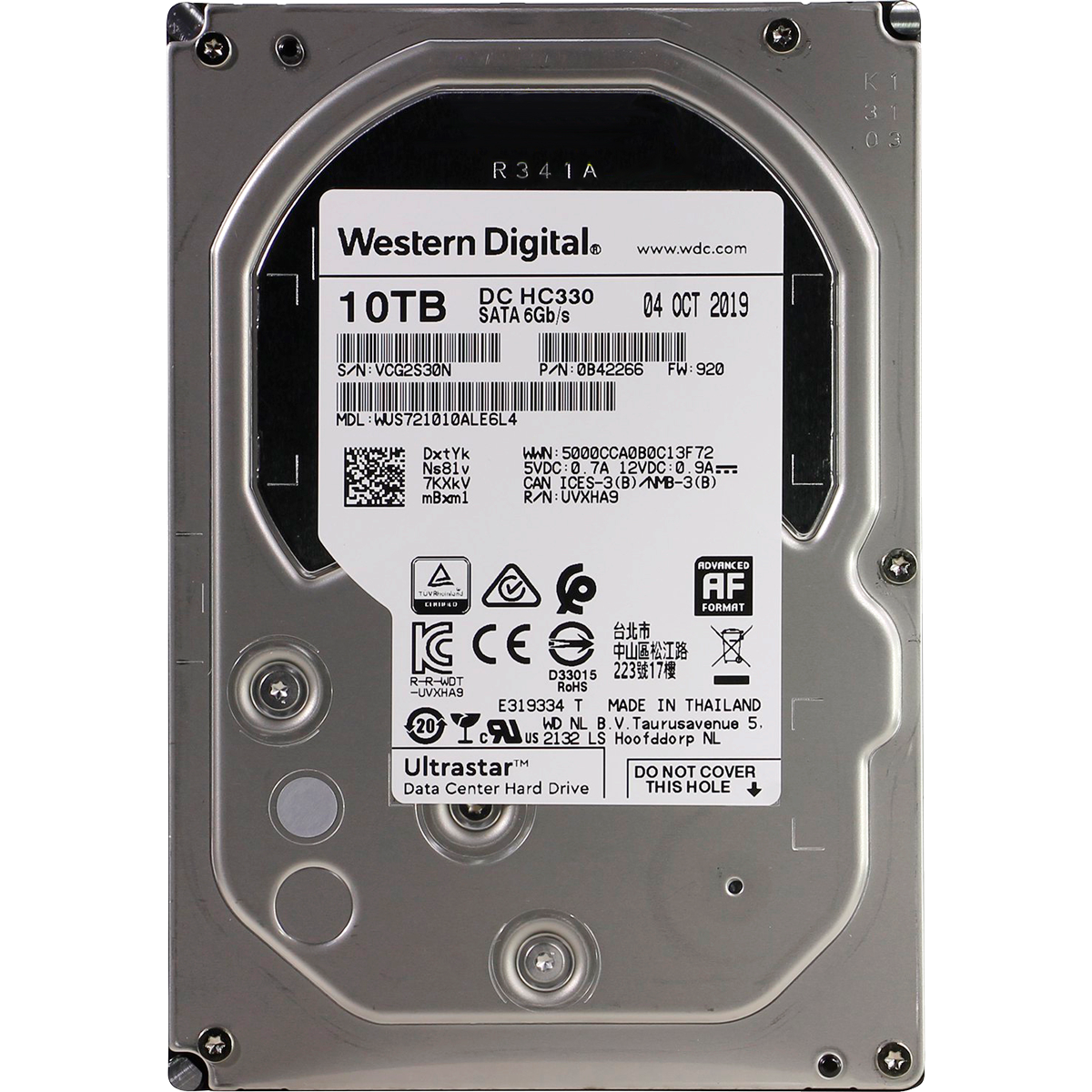 Western Digital Ultrastar DC HC330 10Tb (WUS721010ALE6L4) Seagate