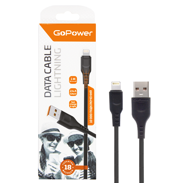 Кабель GoPower GP01L (00-00018568)