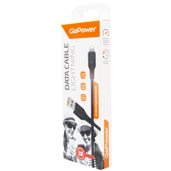 Кабель GoPower GP01L (00-00018568)