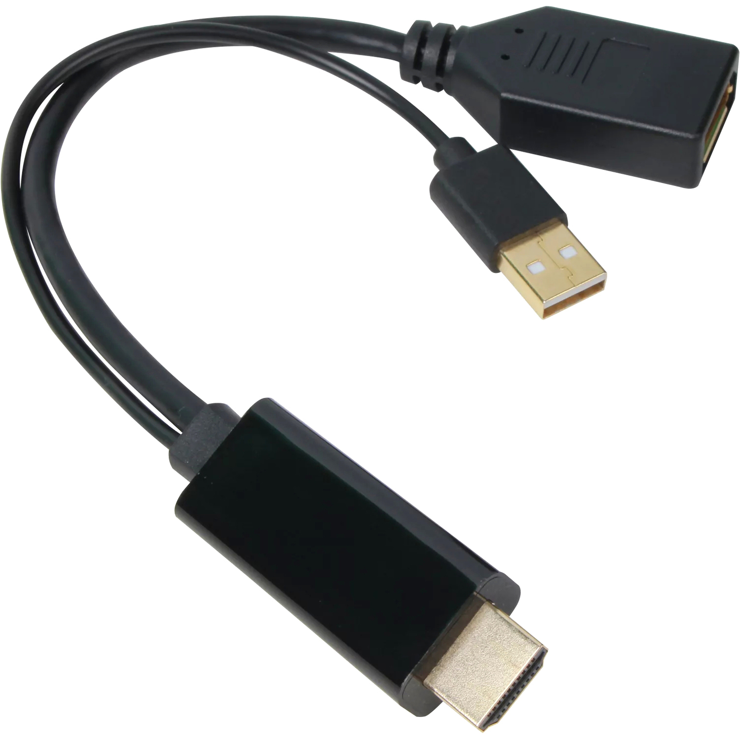 Кабель-переходник VCOM USB Type-A M+HDMI M/DisplayPort F (CG599E-0.15M)
