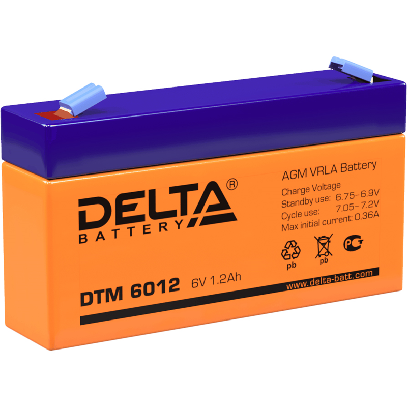 Delta DTM 6012 (6V / 1.2Ah)
