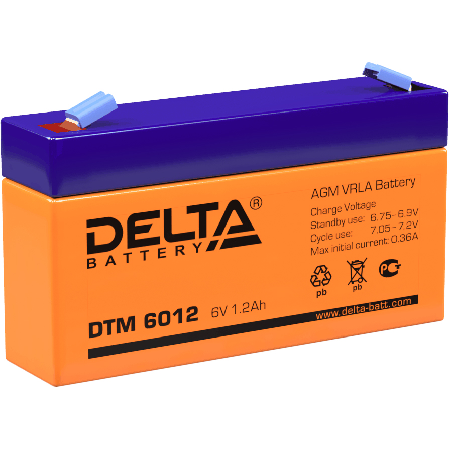 Delta DTM 6012 (6V / 1.2Ah)