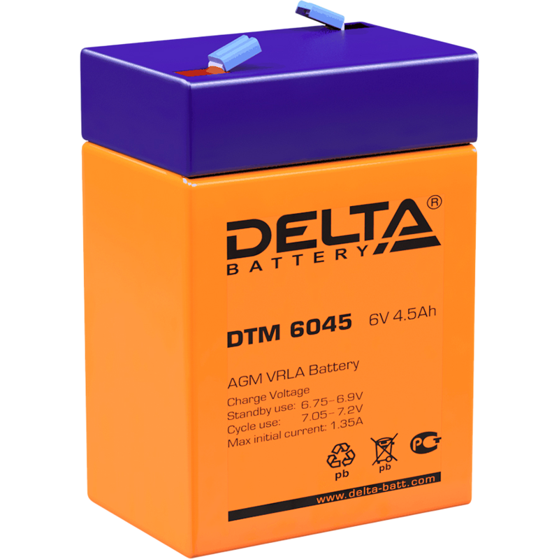 Delta DTM 6045 (6V / 4.5Ah)