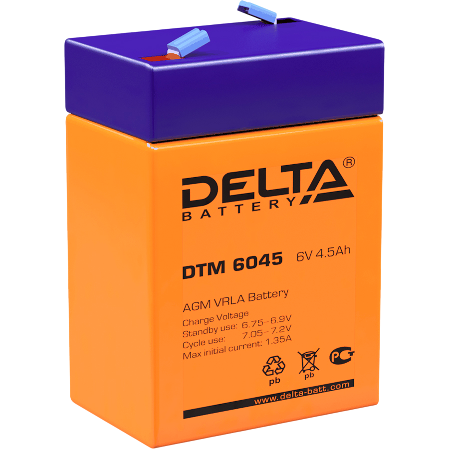Delta DTM 6045 (6V / 4.5Ah)