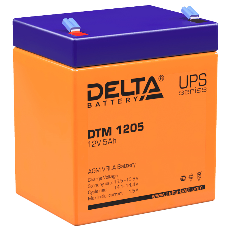 Delta UPS DTM 1205 (12V / 5Ah)