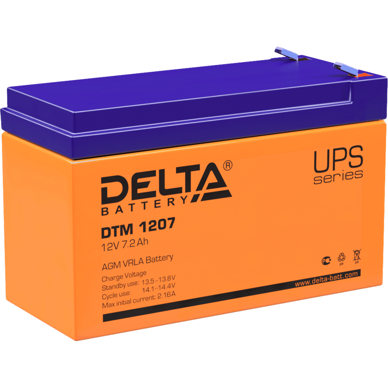 Delta UPS DTM 1207 (12V / 7.2Ah)