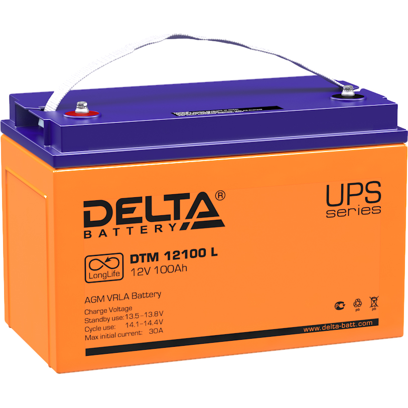 Delta UPS DTM 12100 L (12V / 100Ah)