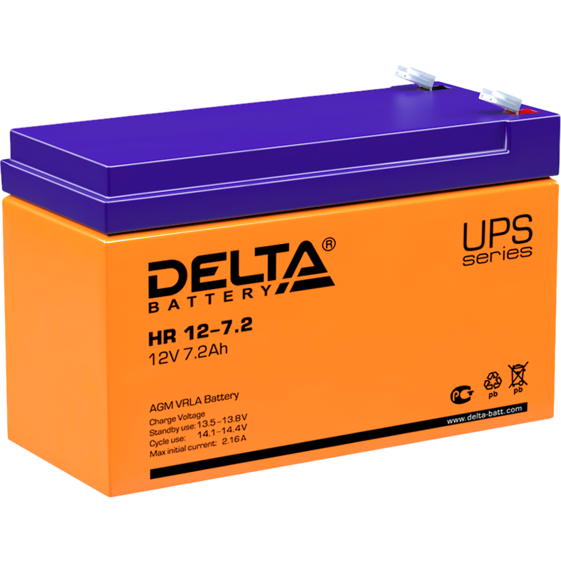 Delta UPS HR 12-7.2 (12V / 7.2Ah)