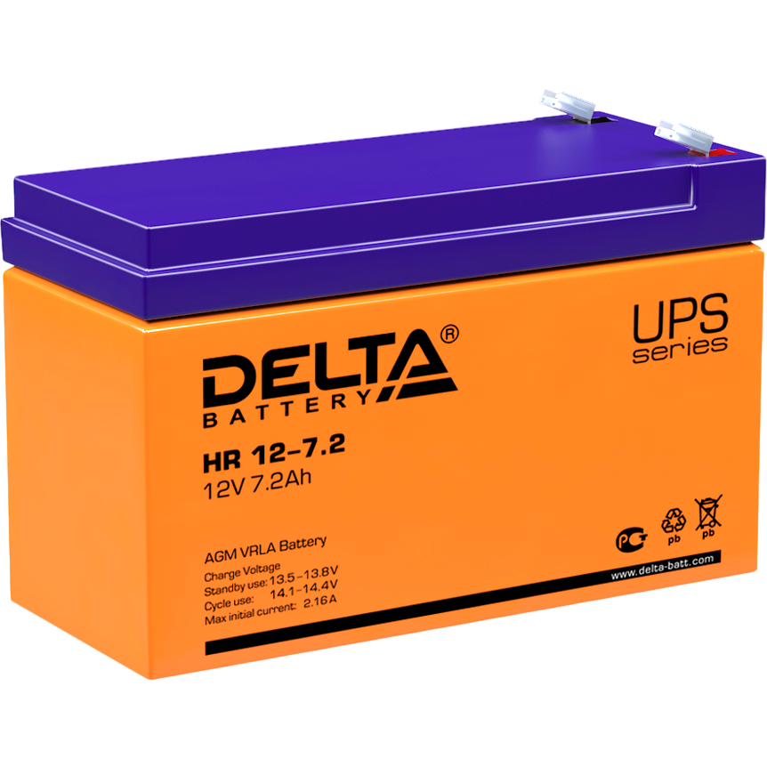 Delta UPS HR 12-7.2 (12V / 7.2Ah)