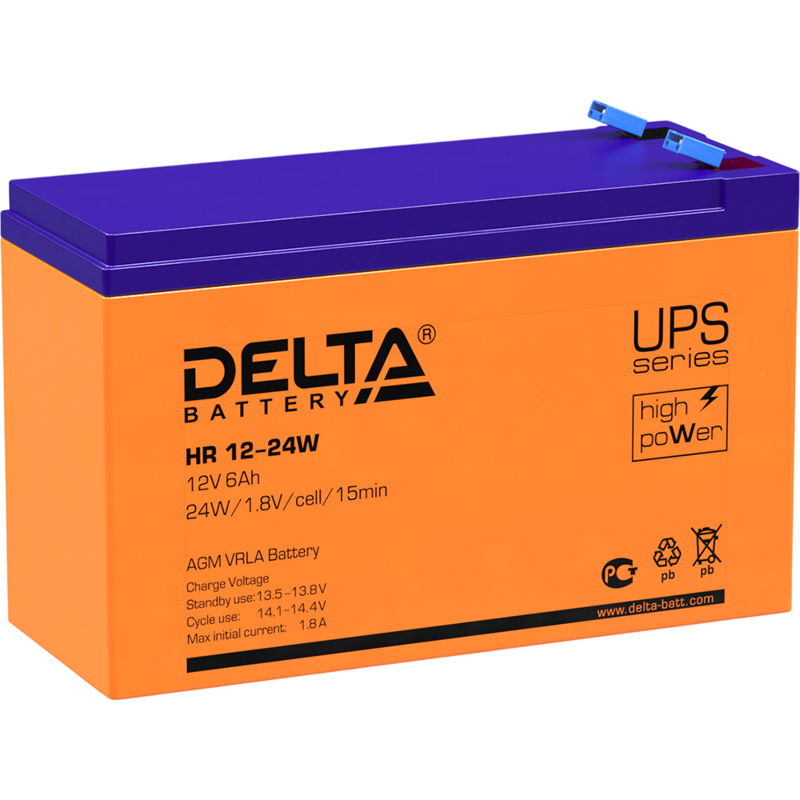 Delta UPS HR 12-24 W (12V / 6Ah)