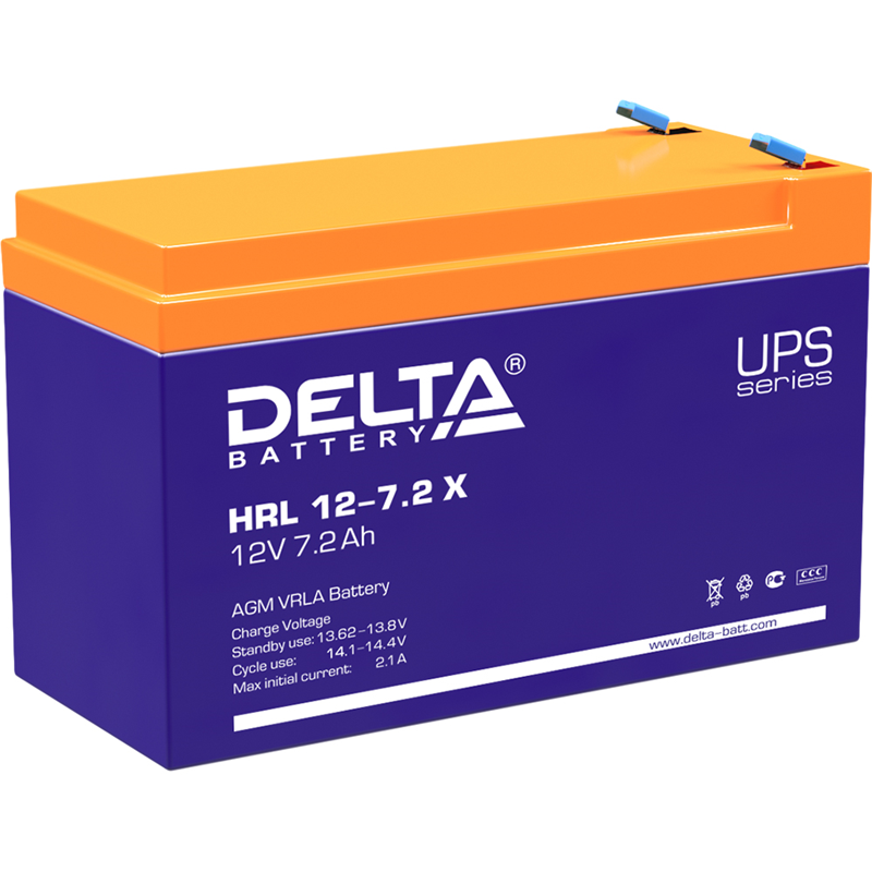 Delta UPS HRL 12-7.2 X (12V / 7.2Ah)