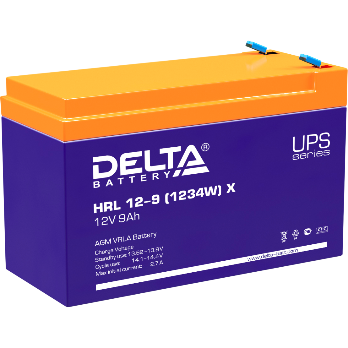 Delta UPS HRL 12-9 X (12V / 9Ah)